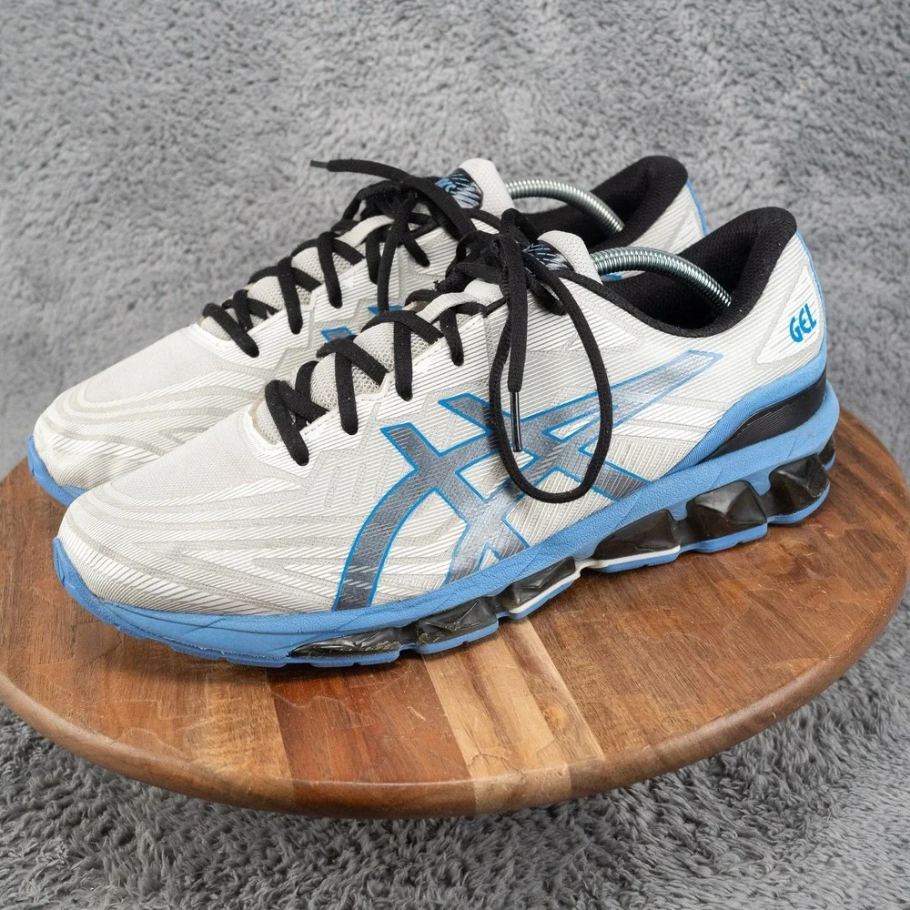 ASICS Sneakers Mens Sz 11.5 Blue White Black Gel Quantum 360 VII 1201A481
